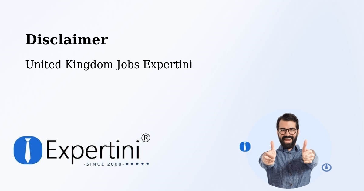 Disclaimer – Bordon - United Kingdom Jobs Expertini