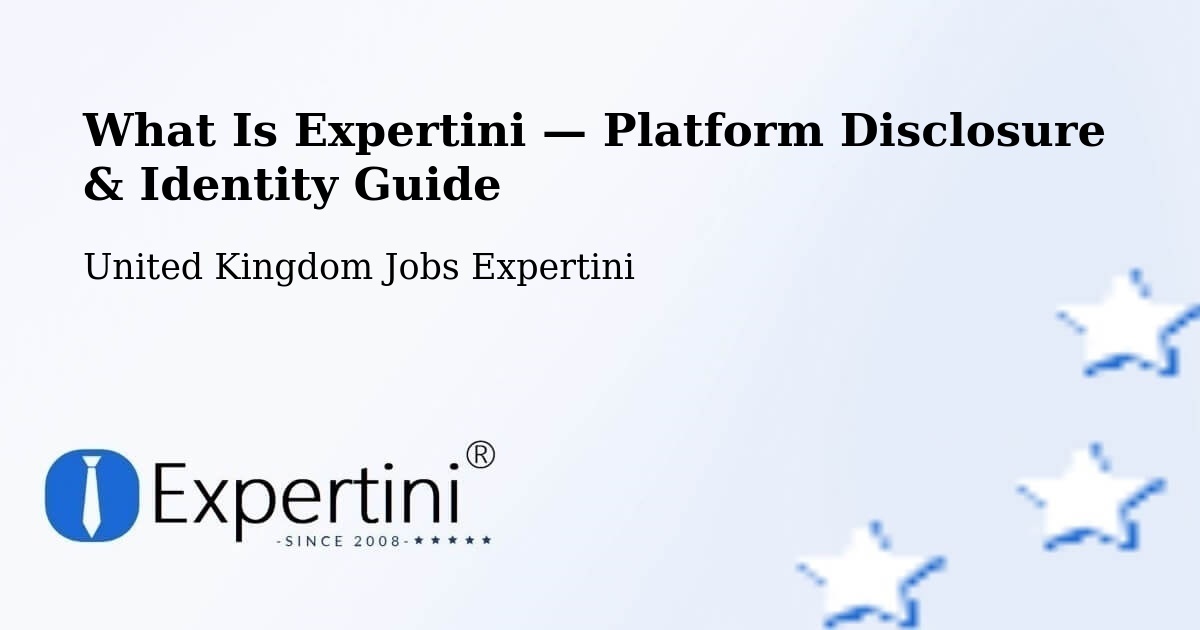 What Is Expertini — Platform Disclosure & Identity Guide – Bordon